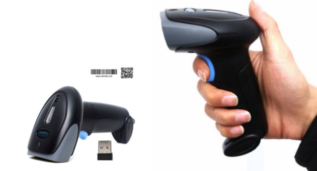 Pistolet scanner sans fil 2D Rakinda RK400S utilisé en magasin 5c9ec415bbb8a.jpg